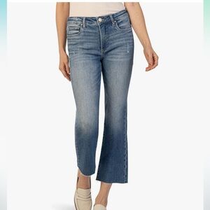 Kut from the Kloth Kelsey Ankle Flare Jeans, size 4